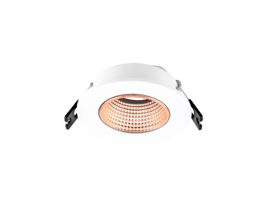 DK3061-WBR Встраиваемый светильник, IP 20, 10 Вт, GU5.3, LED, белый/бронзовый, пластик