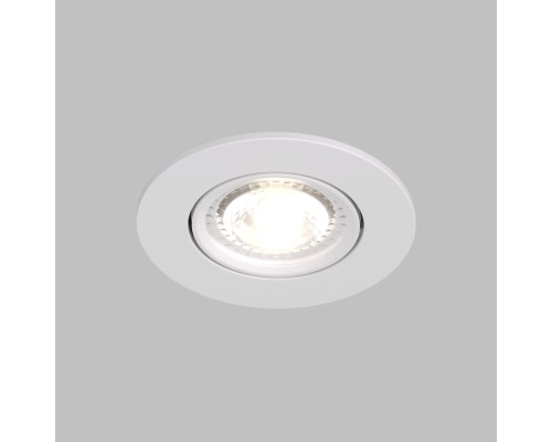 DK3020-WH Встраиваемый светильник, IP 20, 10 Вт, GU5.3, LED, белый, пластик