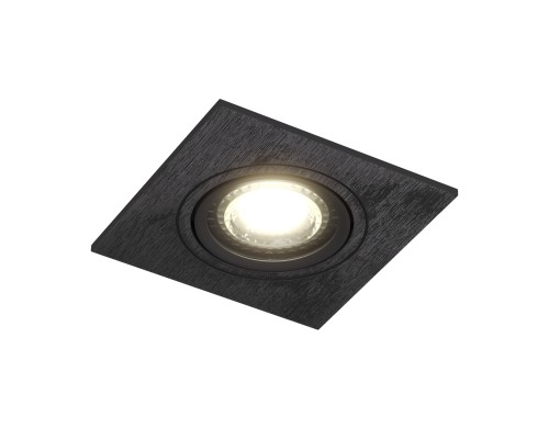 DK3021-BK Встраиваемый светильник, IP 20, 10 Вт, GU5.3, LED, черный, пластик