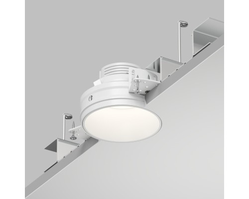 Встраиваемый светильник для ГКЛ SPOT HIDE, до 15 Вт LED, GU10, IP20, алюминий, белый