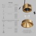 DK2431-SB Встраиваемый светильник SHINE GLOW 15Вт, 3000-4000К, IP20, сатин. латунь, алюминий