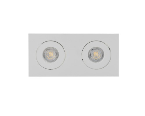 DK2020-WH Встраиваемый светильник, IP 20, 50 Вт, GU10, белый, алюминий