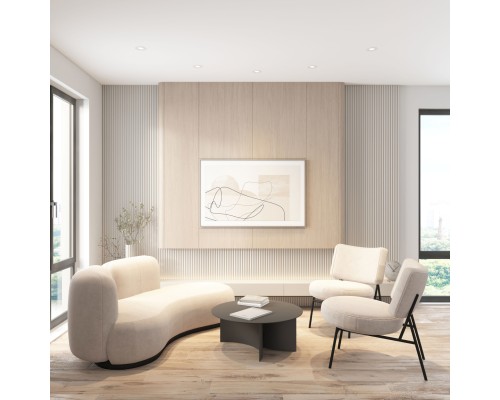 DK2120-WH Встраиваемый светильник, IP 20, 50 Вт, GU10, белый, алюминий