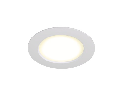 DK3046-WH Встраиваемый светильник, IP 20, 5Вт, LED, белый, пластик