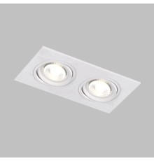DK3022-WH Встраиваемый светильник, IP 20, 10 Вт, GU5.3, LED, белый, пластик