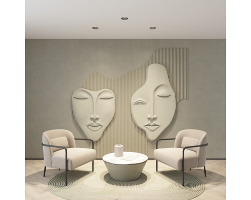 DK2155-BK Встраиваемый светильник INER, до 15 Вт LED, GX53, IP20, алюминий, чёрный