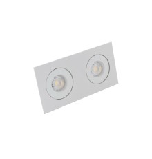 DK2020-WH Встраиваемый светильник, IP 20, 50 Вт, GU10, белый, алюминий