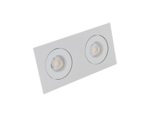 DK2020-WH Встраиваемый светильник, IP 20, 50 Вт, GU10, белый, алюминий