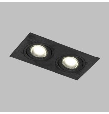 DK3022-BK Встраиваемый светильник, IP 20, 10 Вт, GU5.3, LED, черный, пластик