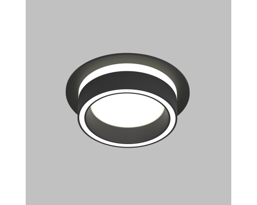 DK2100-BK Встраиваемый светильник NIKO, IP 20, до 15 Вт, GX53, LED, черный, акрил, алюминий