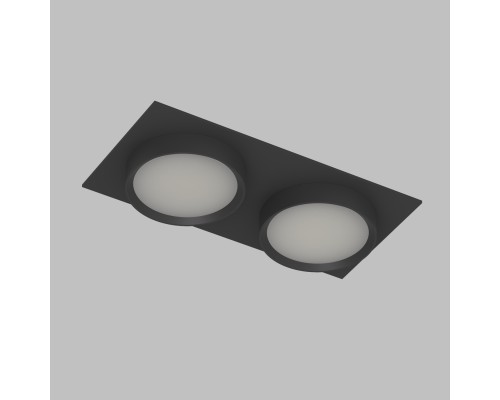 DK2092-BK Встраиваемый светильник FLAT, IP 20, до 15 Вт, GX53, LED, черный, алюминий