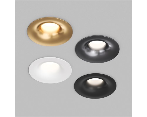 DK2430-DN Встраиваемый светильник SHINE GLOW 15Вт, 3000-4000К, IP20, темный никель, алюминий