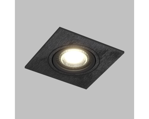 DK3021-BK Встраиваемый светильник, IP 20, 10 Вт, GU5.3, LED, черный, пластик