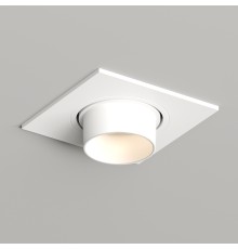 DK3121-WH Встраиваемый светильник, IP20, до 15 Вт, LED, GU5,3, белый, пластик
