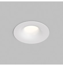 DK2430-WH Встраиваемый светильник SHINE GLOW 15Вт, 3000-4000К, IP20, белый матовый, алюминий