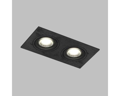 DK3022-BK Встраиваемый светильник, IP 20, 10 Вт, GU5.3, LED, черный, пластик