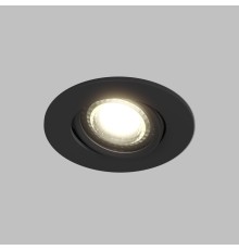 DK3020-BK Встраиваемый светильник, IP 20, 10 Вт, GU5.3, LED, черный, пластик