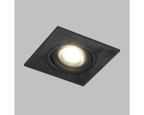 DK3021-BK Встраиваемый светильник, IP 20, 10 Вт, GU5.3, LED, черный, пластик