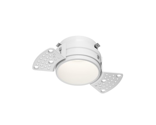 DK2146-WH Встраиваемый светильник для ГКЛ SPOT HIDE, до 15 Вт LED, GU10, IP20, алюминий, белый