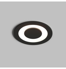 DK2500-BK Встраиваемый светильник, IP 20, 5 Вт, LED 3000, черный, алюминий