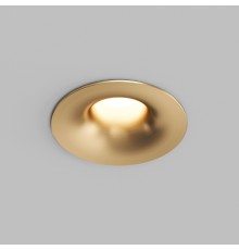 DK2430-SB Встраиваемый светильник SHINE GLOW 15Вт, 3000-4000К, IP20, сатин. латунь, алюминий