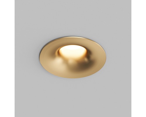 DK2430-SB Встраиваемый светильник SHINE GLOW 15Вт, 3000-4000К, IP20, сатин. латунь, алюминий