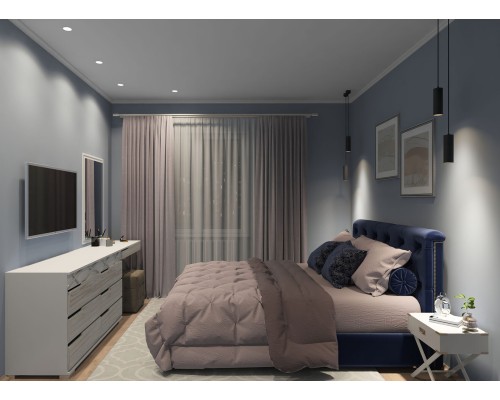 DK4400-WH Встраиваемый светильник, IP 20, 7 Вт, LED 3000, белый, алюминий