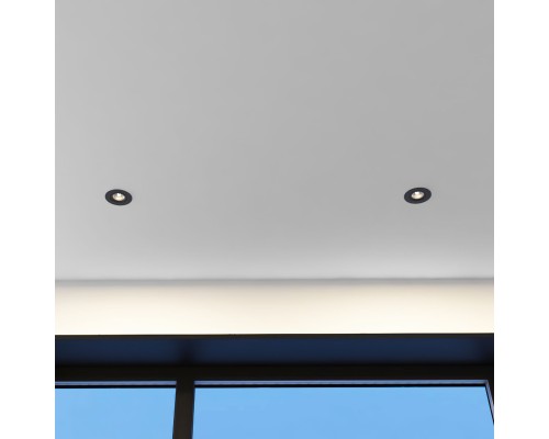 DK2037-BK Встраиваемый светильник , IP 20, 50 Вт, GU10, черный, алюминий