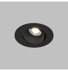 DK3061-BK Встраиваемый светильник, IP 20, 10 Вт, GU5.3, LED, черный/черный, пластик