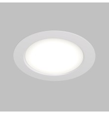 DK3049-WH Встраиваемый светильник, IP 20, 7Вт, LED, белый, пластик