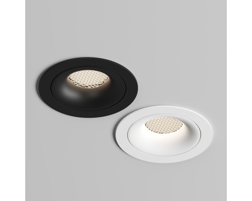 DK2120-BK Встраиваемый светильник, IP 20, 50 Вт, GU10, черный, алюминий