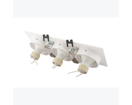 DK3023-WH Встраиваемый светильник, IP 20, 10 Вт, GU5.3, LED, белый, пластик