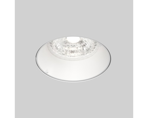 DK3055-WH Встраиваемый светильник, IP 20, 10 Вт, GU5.3, LED, белый, пластик