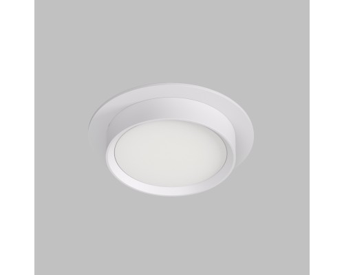 DK2090-WH Встраиваемый светильник FLAT, IP 20, до 15 Вт, GX53, LED, белый, алюминий