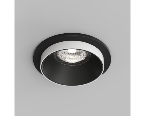 DK2400-BK Встраиваемый светильник, IP 20, 50 Вт, GU10, черный, алюминий