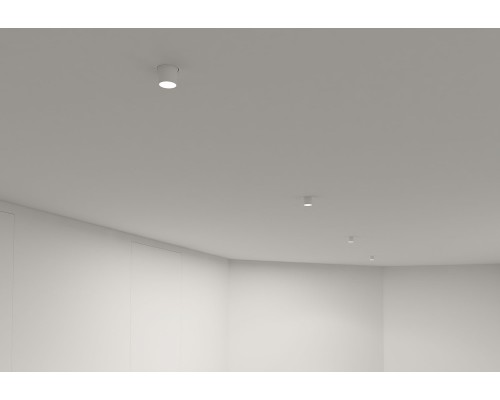 DK3057-WH Встраиваемый светильник под шпатлевку, IP20, до 15 Вт, LED, GU5,3, белый, пластик