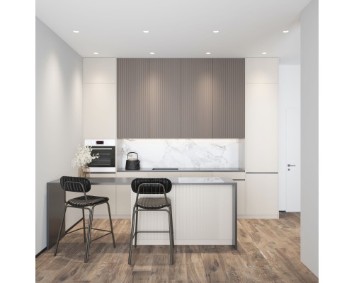 DK2080-WH Встраиваемый точечный светильник для натяжных ПВХ потолков INVIZ, IP 20, до 9 Вт, GU10, LED, белый, ABS-пластик