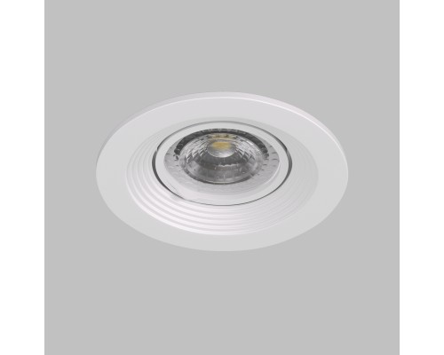 DK3029-WH Встраиваемый светильник, IP 20, 10 Вт, GU5.3, LED, белый, пластик