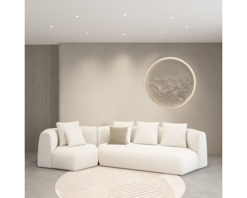 DK2146-WH Встраиваемый светильник для ГКЛ SPOT HIDE, до 15 Вт LED, GU10, IP20, алюминий, белый