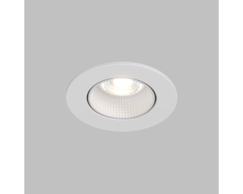 DK3061-WH Встраиваемый светильник, IP 20, 10 Вт, GU5.3, LED, белый/белый, пластик