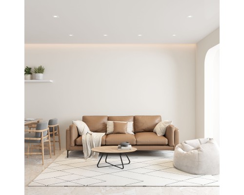 DK3071-WH Встраиваемый светильник, IP 20, 10 Вт, GU5.3, LED, белый/белый, пластик