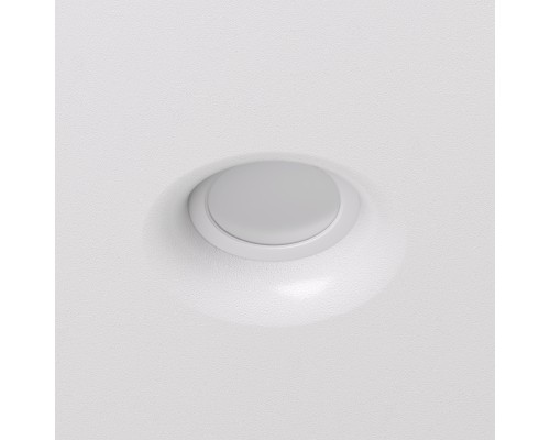DK2080-WH Встраиваемый точечный светильник для натяжных ПВХ потолков INVIZ, IP 20, до 9 Вт, GU10, LED, белый, ABS-пластик