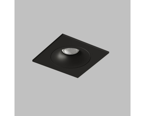 DK2121-BK Встраиваемый светильник, IP 20, 50 Вт, GU10, черный, алюминий