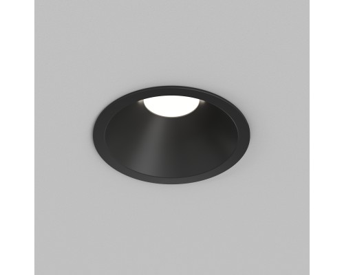 DK2431-BK Встраиваемый светильник SHINE GLOW 15Вт, 3000-4000К, IP20, черный матовый, алюминий