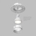 DK3055-WH Встраиваемый светильник, IP 20, 10 Вт, GU5.3, LED, белый, пластик