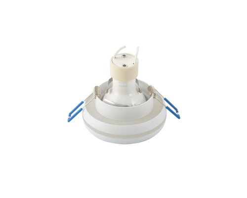 DK4031-WH Встраиваемый светильник, IP 20, 10 Вт, GU10, белый, алюминий/пластик