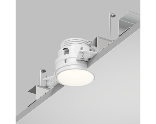 DK2146-WH Встраиваемый светильник для ГКЛ SPOT HIDE, до 15 Вт LED, GU10, IP20, алюминий, белый