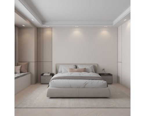 DK3072-WH Встраиваемый светильник, IP 20, 10 Вт, GU5.3, LED, белый/белый, пластик