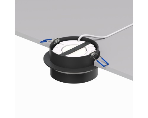 DK2100-BK Встраиваемый светильник NIKO, IP 20, до 15 Вт, GX53, LED, черный, акрил, алюминий