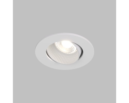 DK3061-WH Встраиваемый светильник, IP 20, 10 Вт, GU5.3, LED, белый/белый, пластик